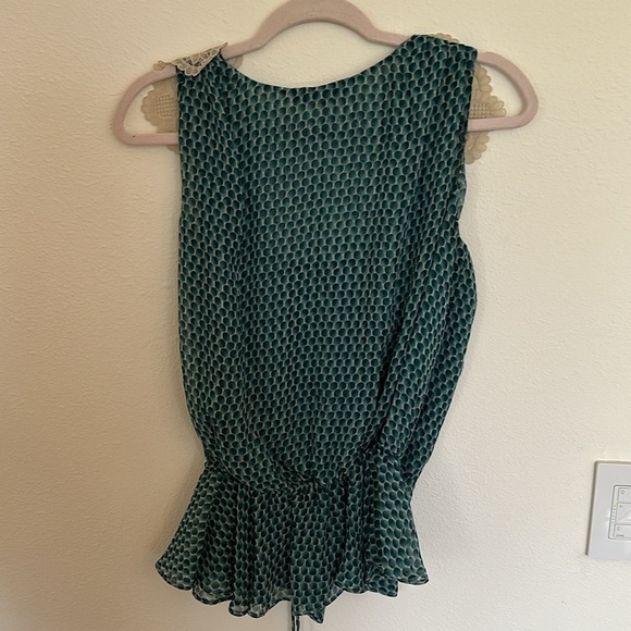 Vintage 2000s Calypso St. Barth Lydia Silk Wrap Top Medium - Picture 9 of 9